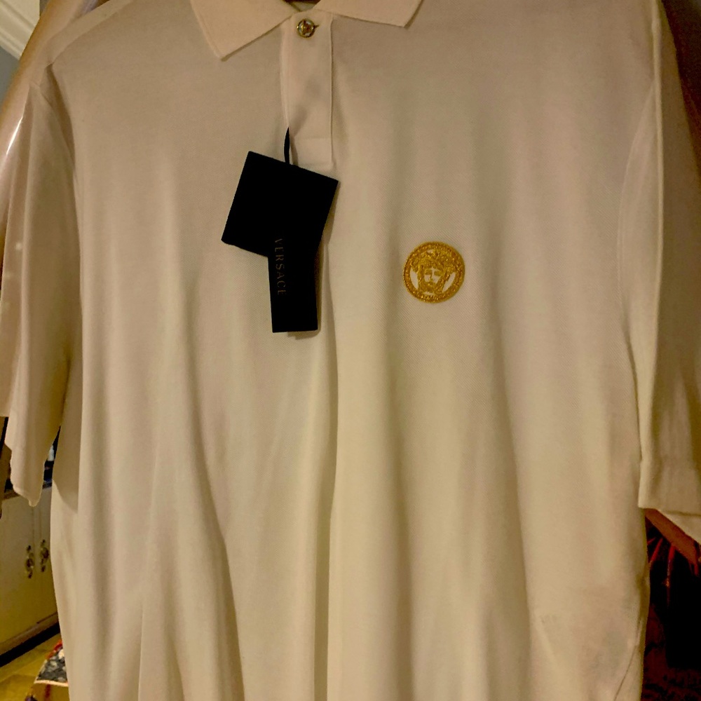 Men’s Versace Polo Shirt Large